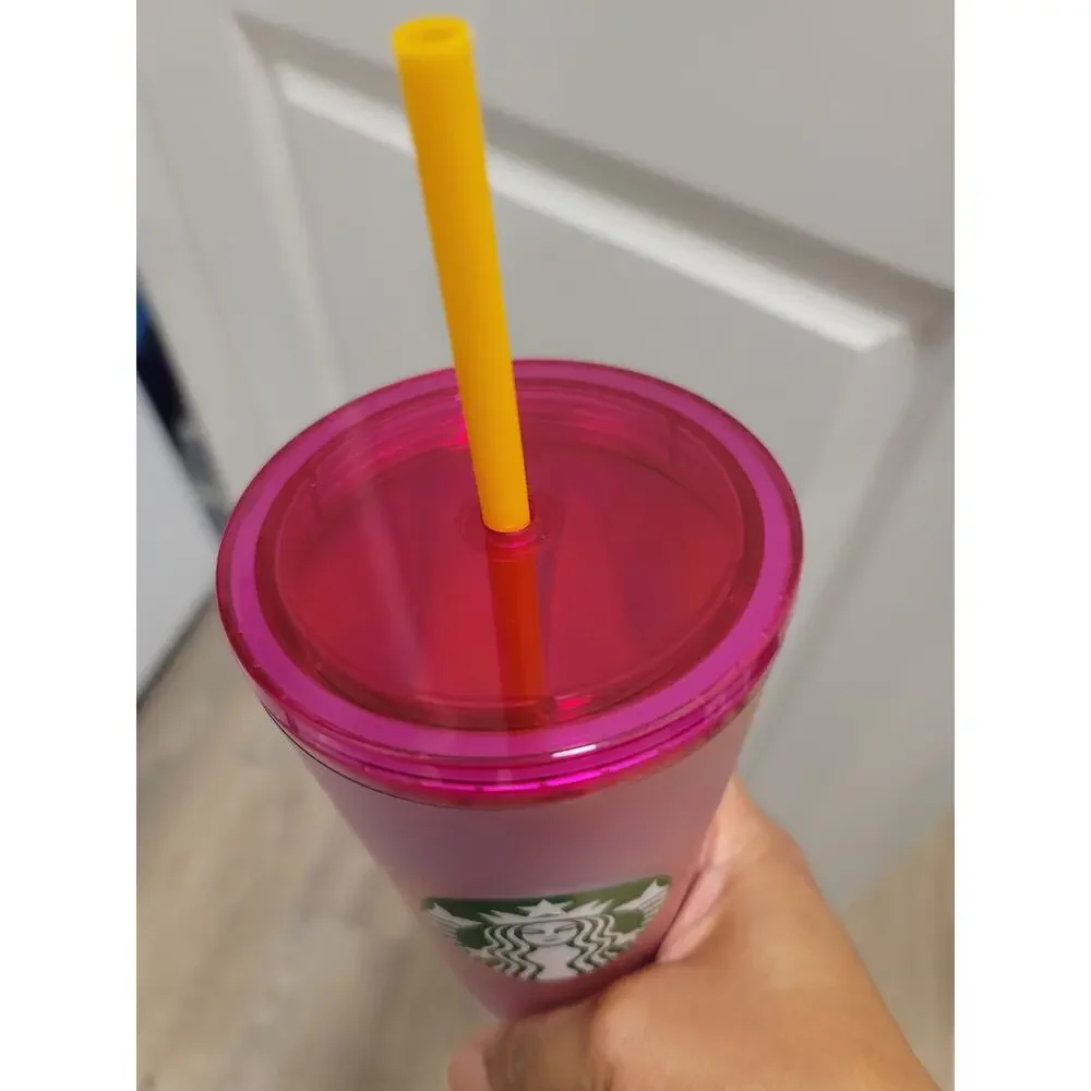 Starbucks Summer Floral soft Touch Pink